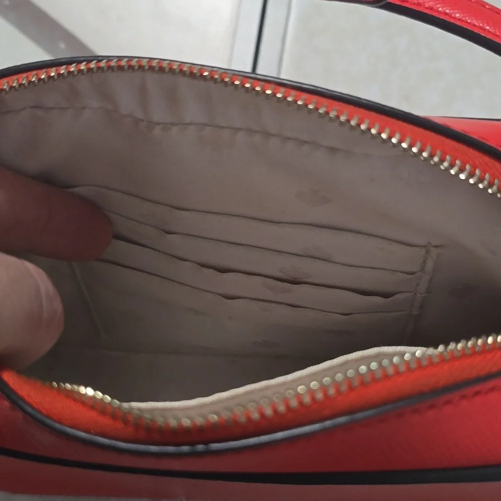 Kate Spade Orange Crossbody‎ Bag with Minimalist Design